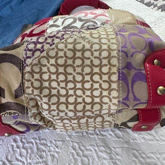 Coach Multicolor Patchwork Shoulder Bag - Picture 14 of 16